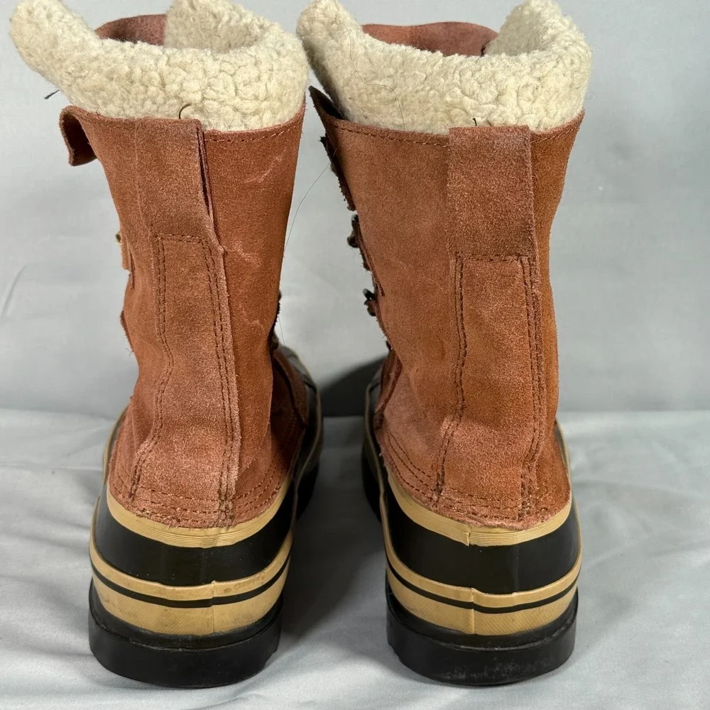 COLEMAN Excursion Series Boots Men‎ 7M Kalmar Winter Brown Leather Lace Up Warm